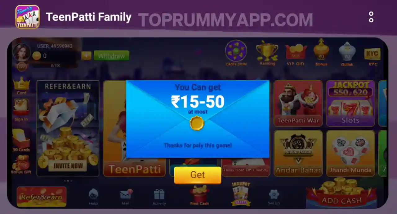 Teen Patti Family App Download Top Rummy App